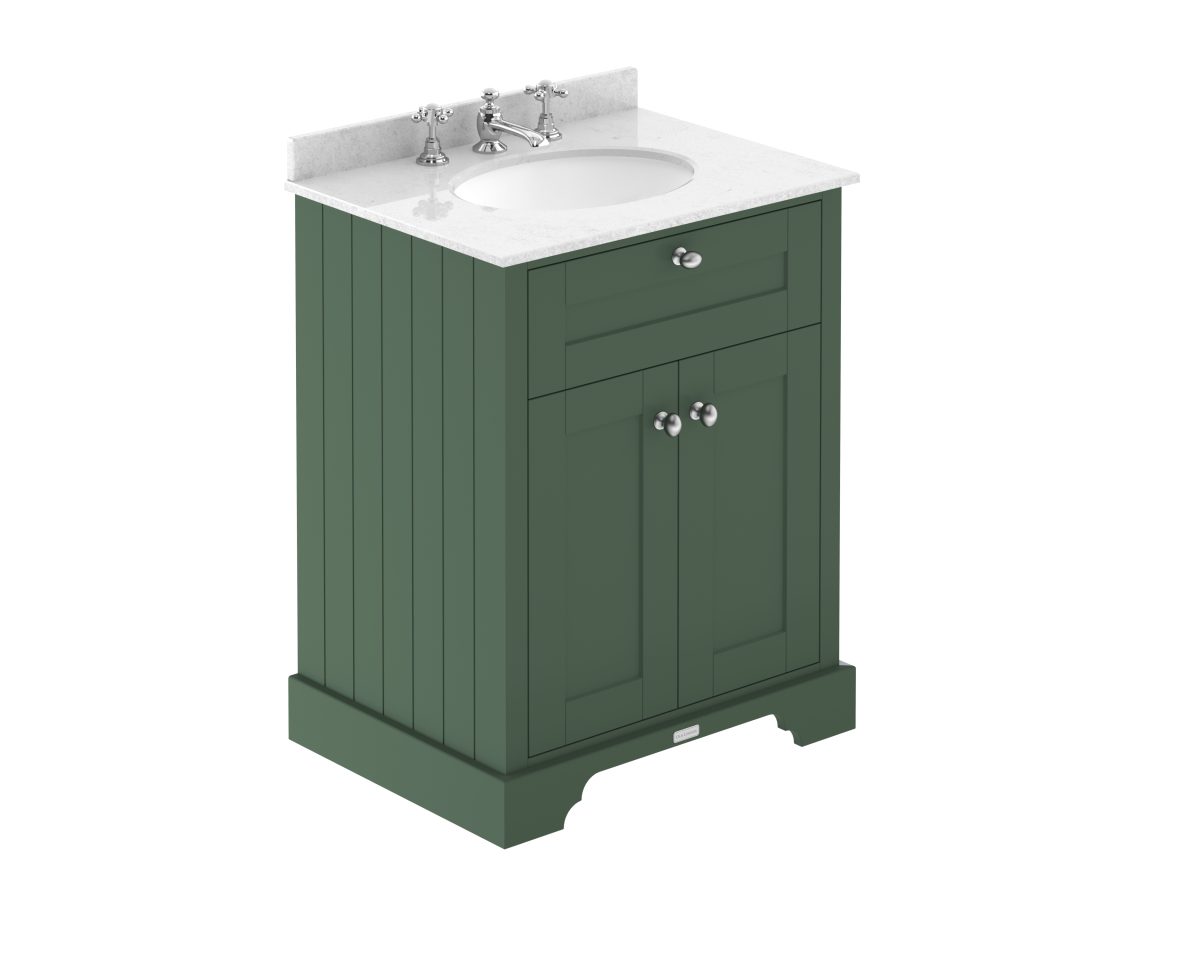 600mm Cabinet & Marble Top (3TH) - Image 1
