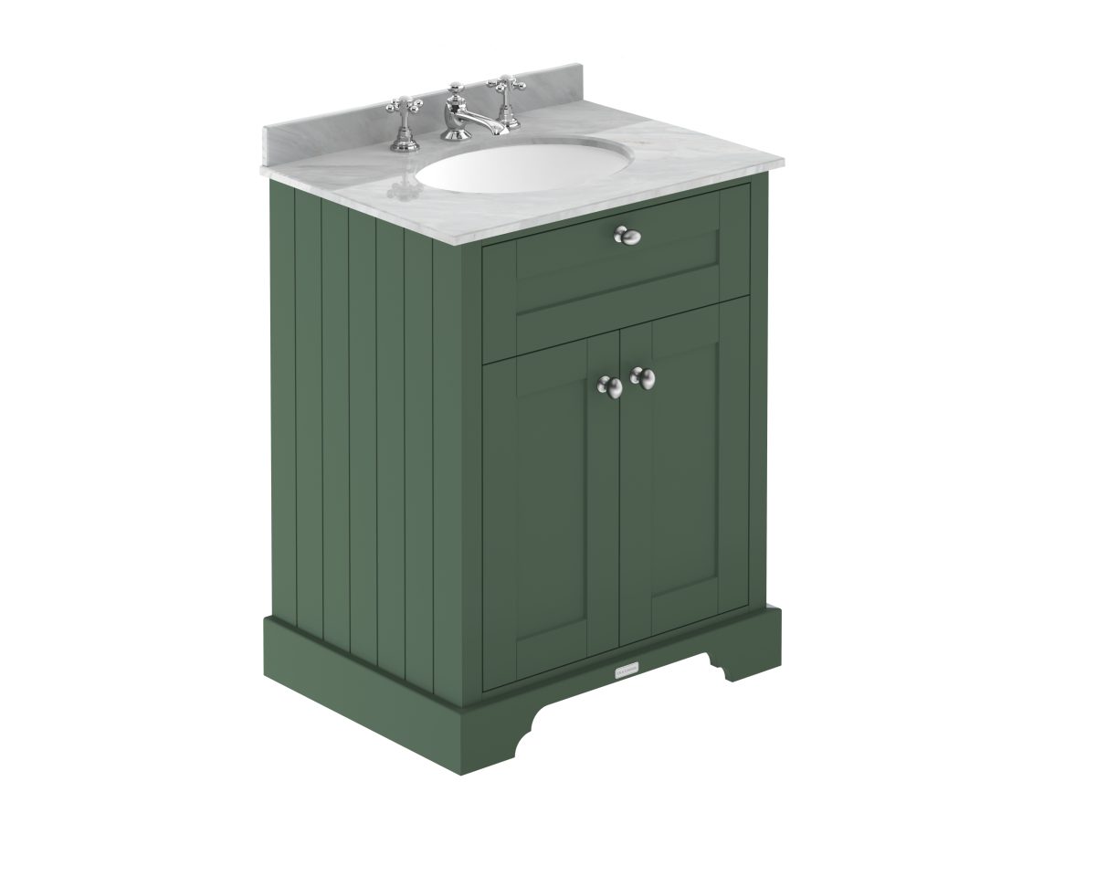 600mm Cabinet & Marble Top (3TH) - Image 1