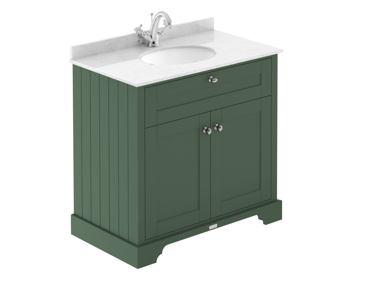 800mm Cabinet & Marble Top (1TH) - Image 1