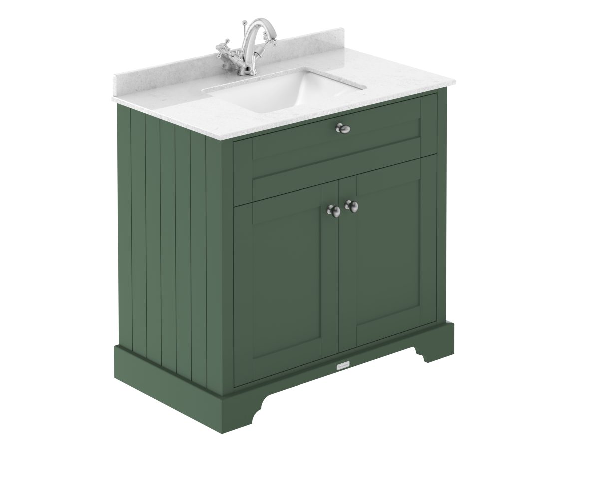 800mm Cabinet & Marble Top (1TH) - Image 1