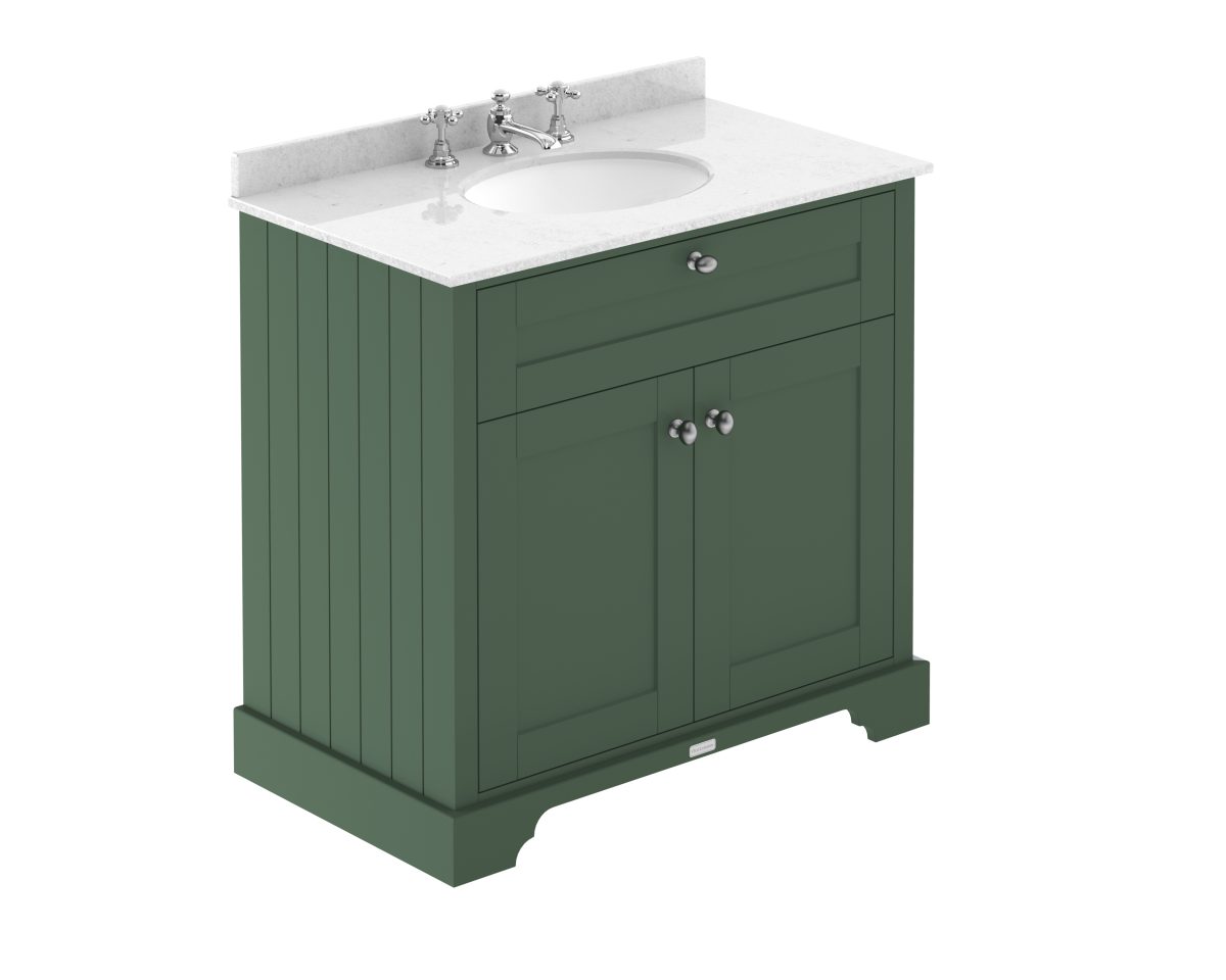 800mm Cabinet & Marble Top (3TH) - Image 1