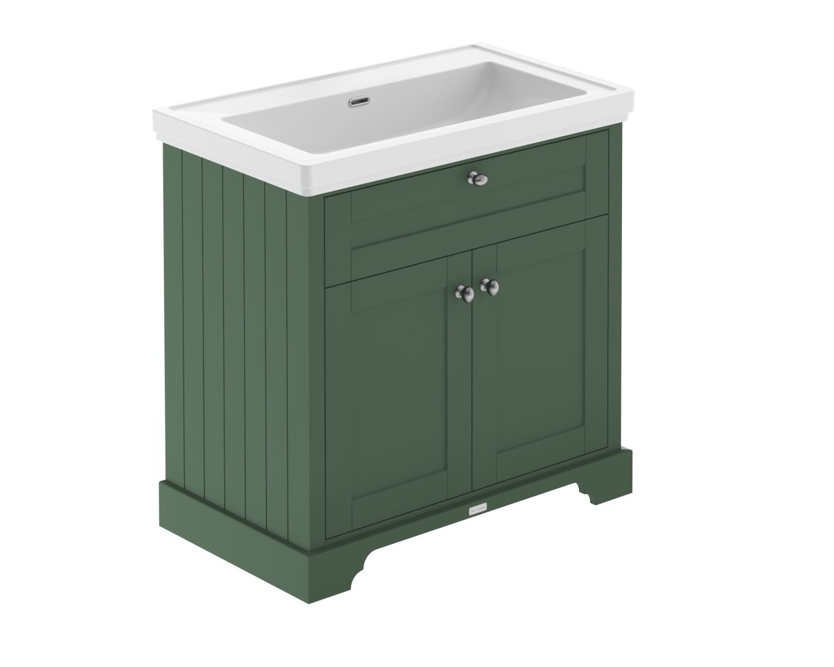 800mm 2-Door Vanity & Classic Basin 0TH - Image 1