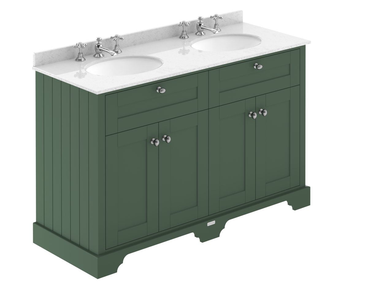 1200mm Cabinet & Double Marble Top (3TH) - Image 1
