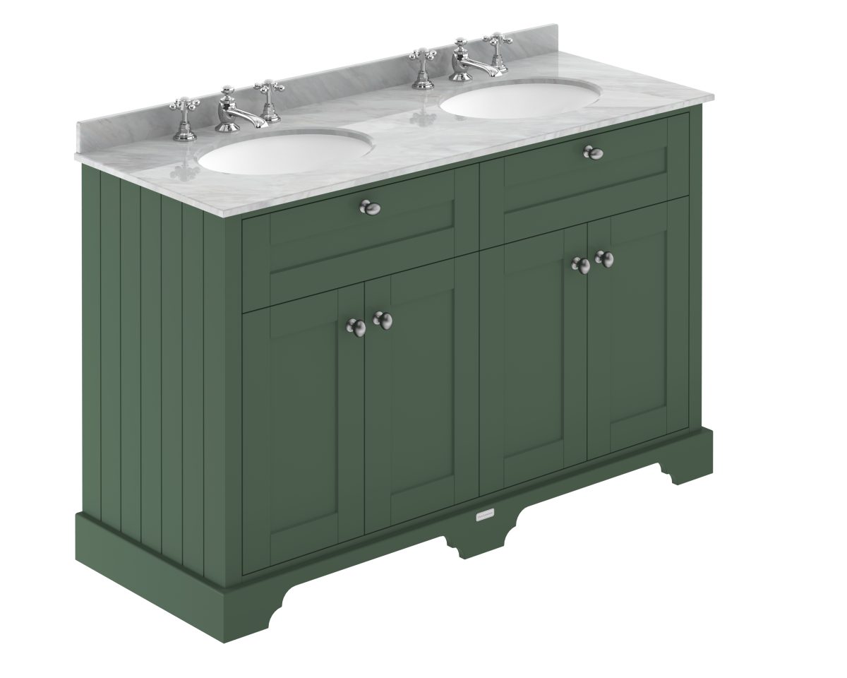 1200mm Cabinet & Double Marble Top (3TH) - Image 1