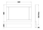 700mm End Panel - Image 2