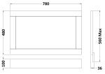 800mm End Panel - Image 2