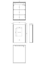 500mm Mirror Cabinet - Image 2