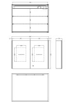 800mm Mirror Cabinet - Image 2