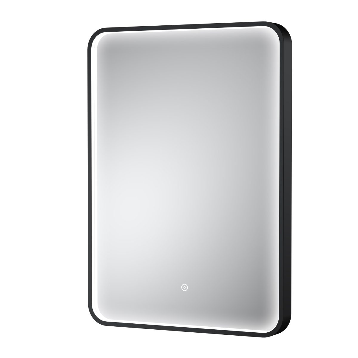 Black Frame LED Mirror - 700 x 500mm - Image 1