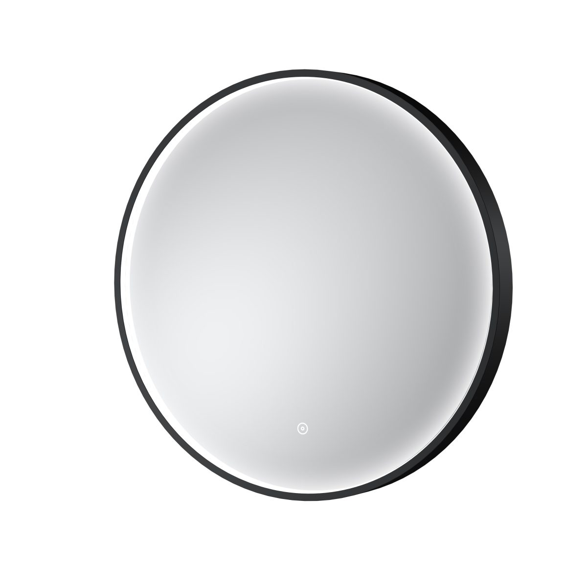 Black Frame LED Mirror - 600mm - Image 1