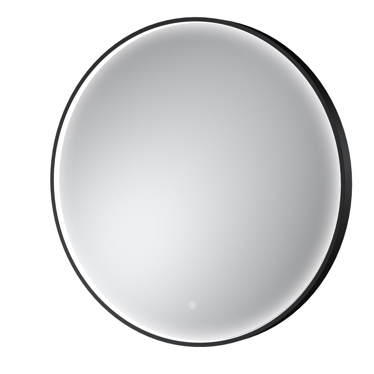 Black Frame LED Mirror - 800mm - Image 1