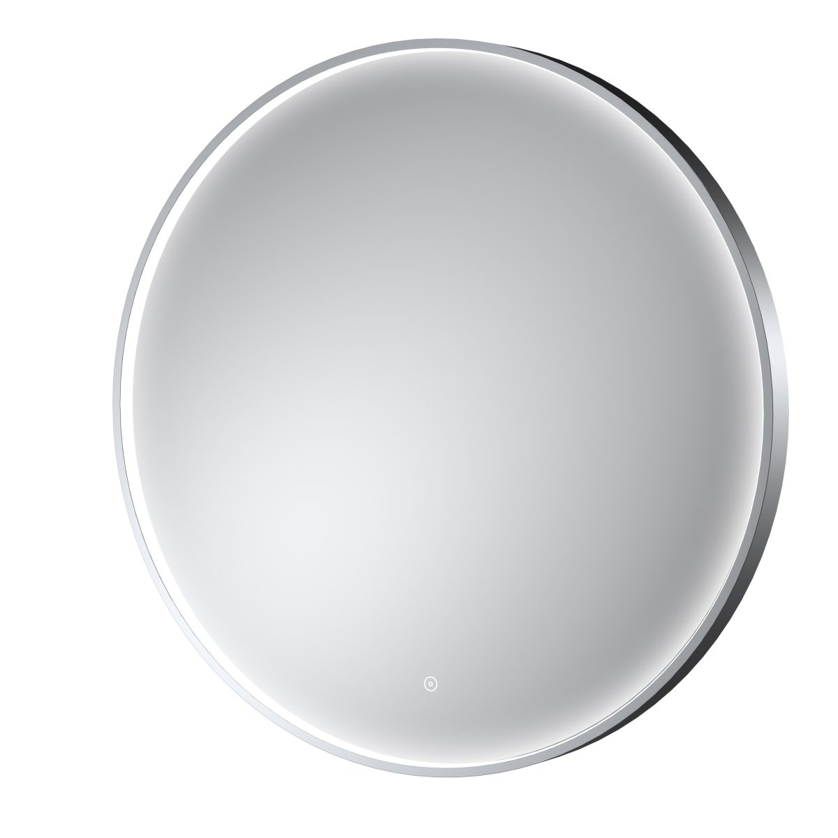 Polished Chrome Frame LED Mirror - 800mm - Image 1
