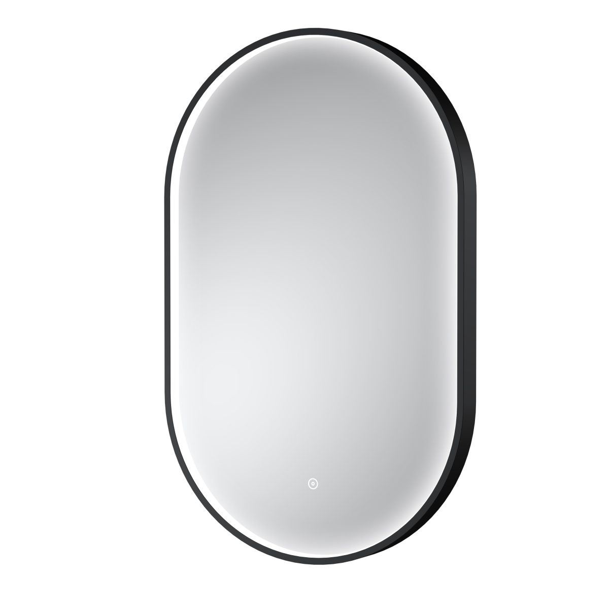 Black Frame LED Mirror - 800 x 500mm - Image 1