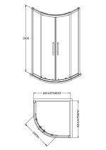 Apex 900mm Quadrant - Image 4
