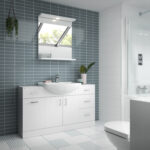 1200mm Floor Standing Cabinet & Round Basin - Image 2