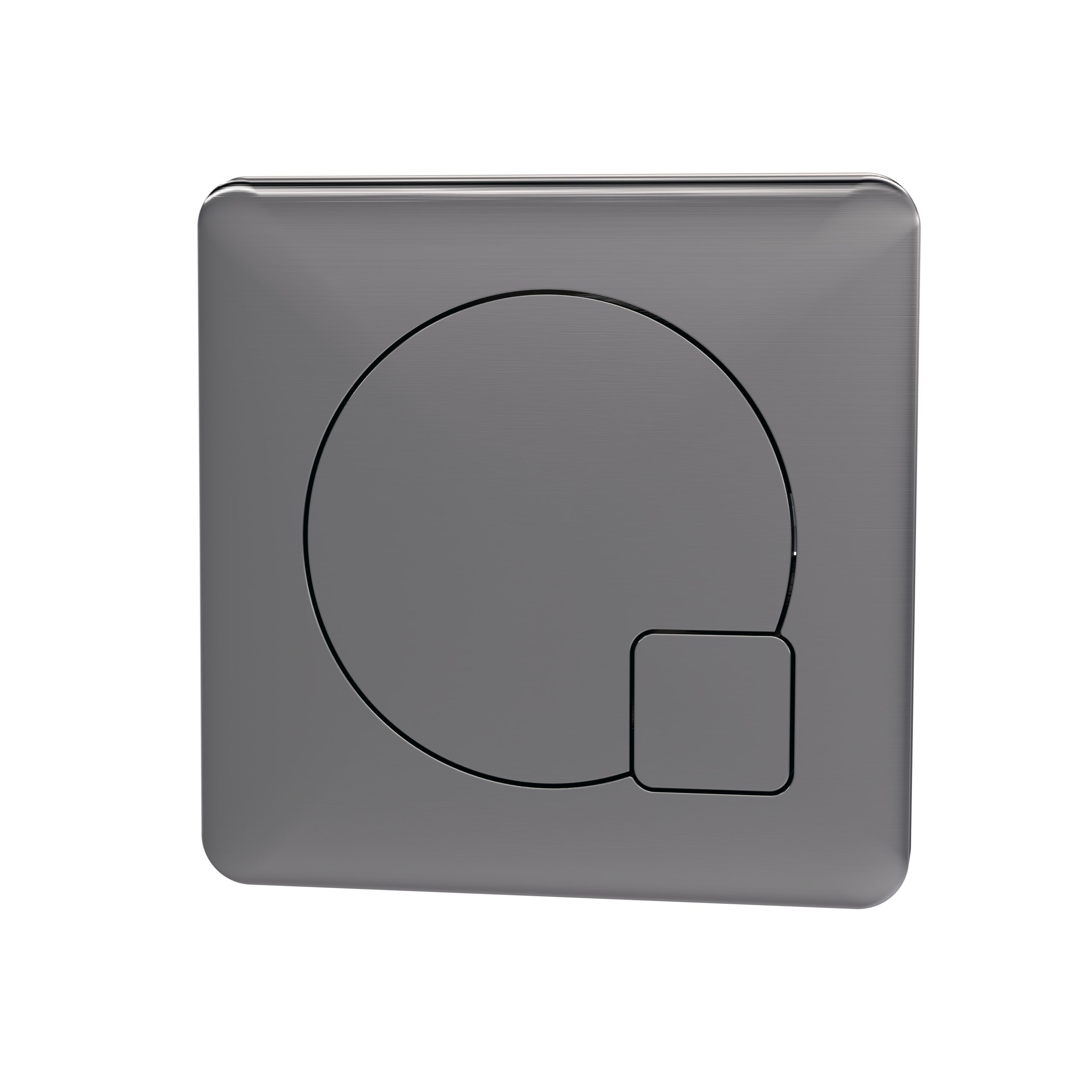 mdpb07_ceramics_v1_co.jpg Square Dual Flush Gun Metal Push Button - Image 1