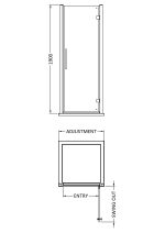 Apex 800mm Hinged Door - Image 3