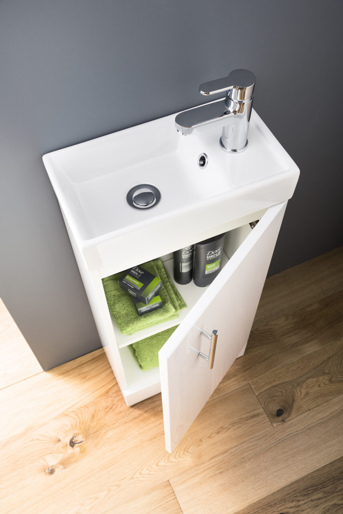 400mm Floor Standing Vanity & Basin - Image 2