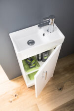 400mm Floor Standing Vanity & Basin - Image 2