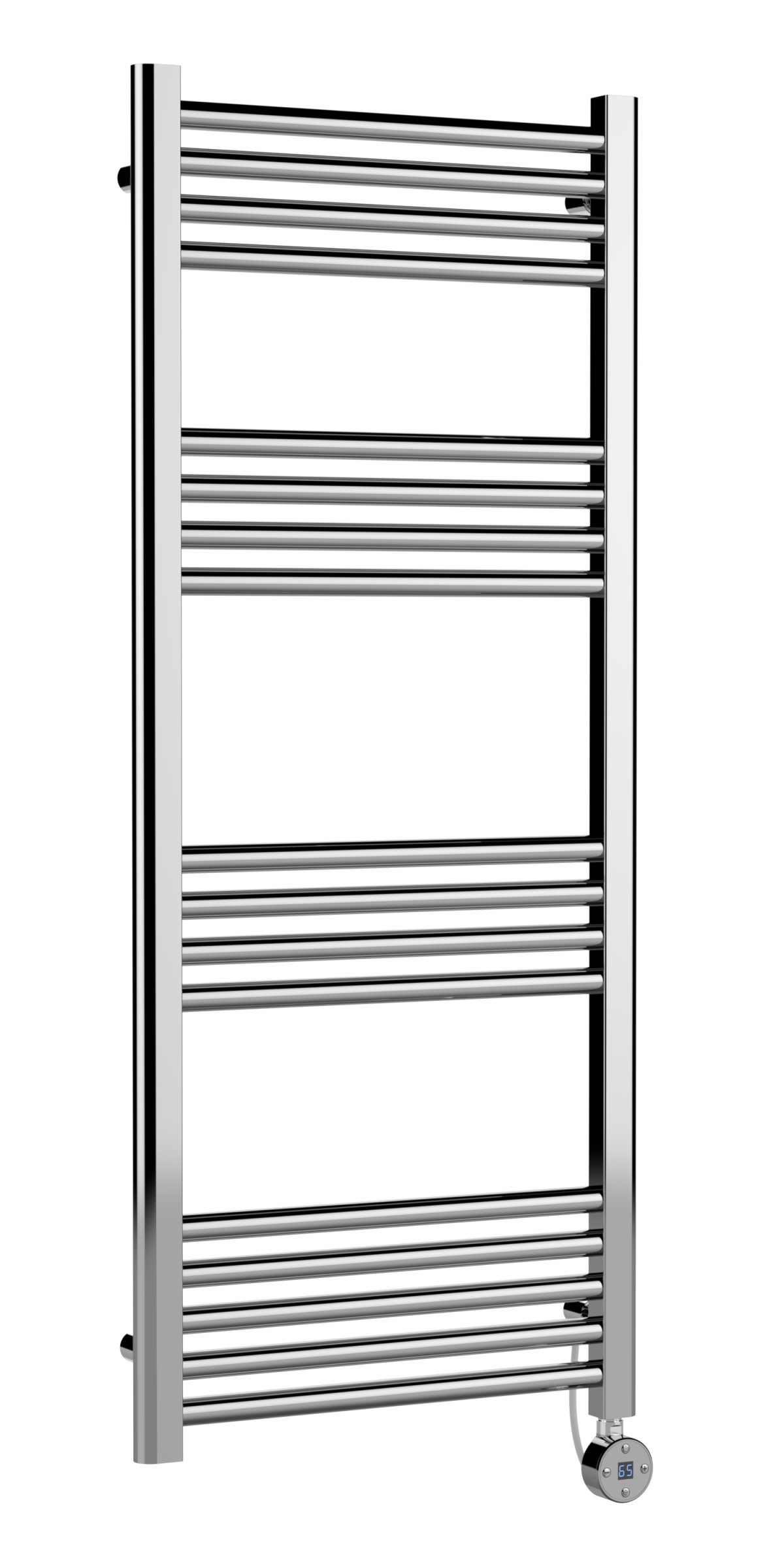 Round Straight Towel Radiator 1200x500 - Image 1