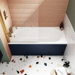 Round Straight Bath  1675 x 700mm - Image 2