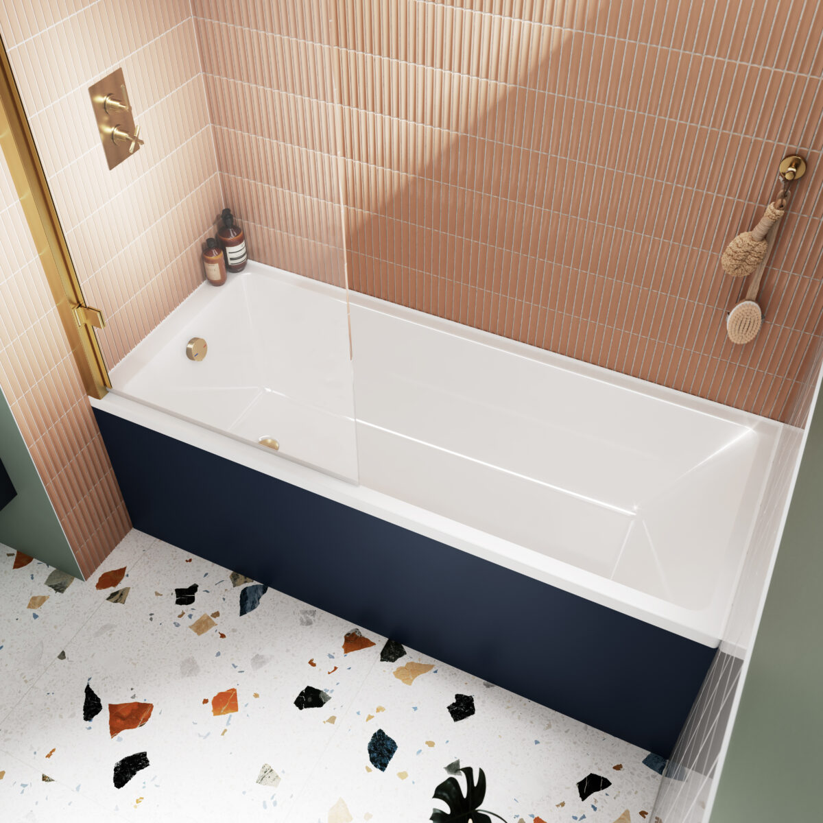 Thin Edge Single Ended Bath 1700 x 700mm - Image 2