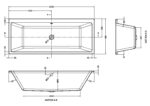 Thin Edge Double Ended Bath 1700 x 700mm - Image 2