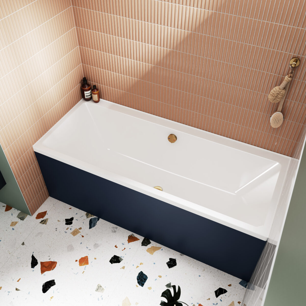 Thin Edge Single Ended Bath 1800 x 800mm - Image 2