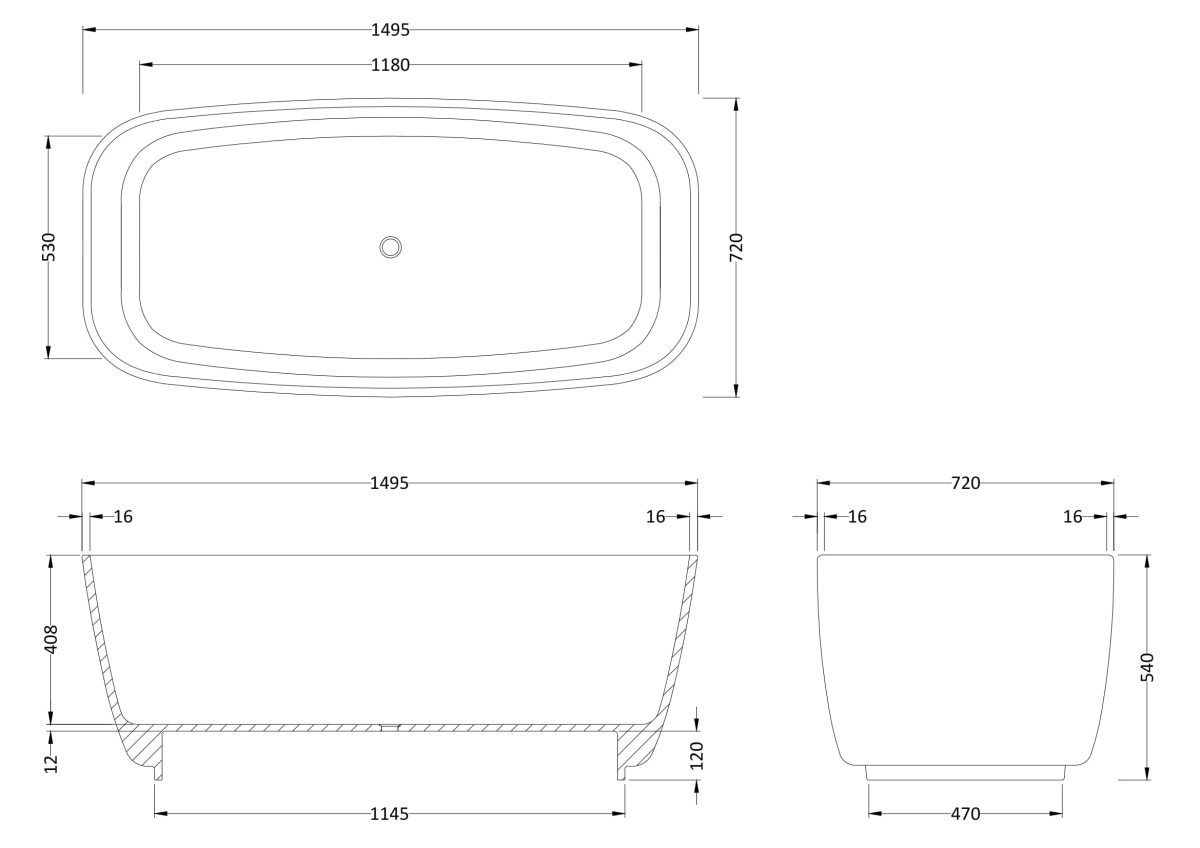 Freestanding Bath - Image 3