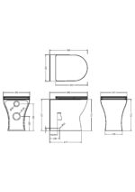 Back To Wall Pan & Soft Close Seat - Image 2