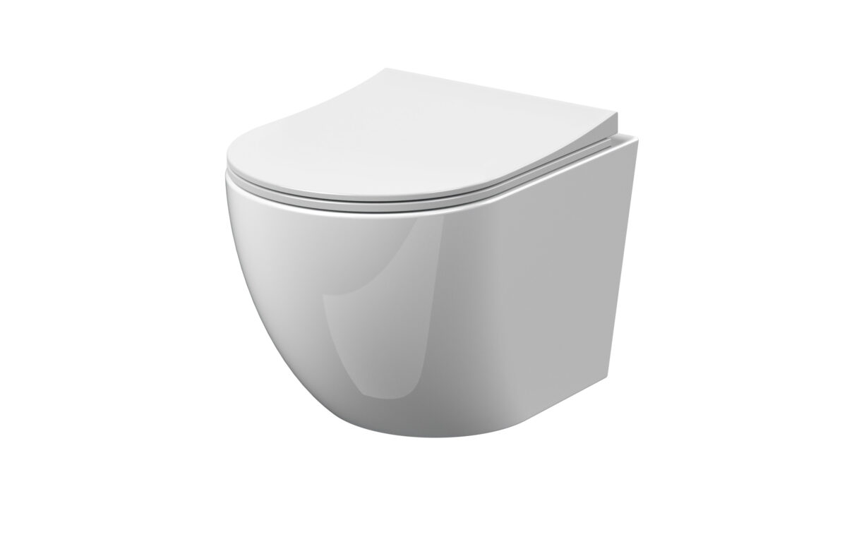 Wall Hung Pan & Soft Close Seat - Image 1