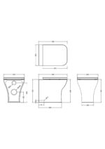 Back To Wall Pan & Soft Close Seat - Image 3