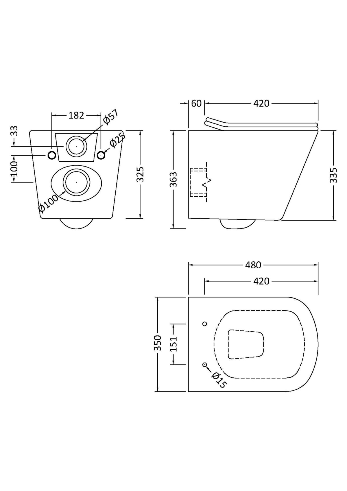 Wall Hung Pan & Soft Close Seat - Image 3