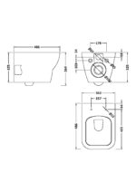 Ava Wall Hung Pan & SC Seat - Image 2