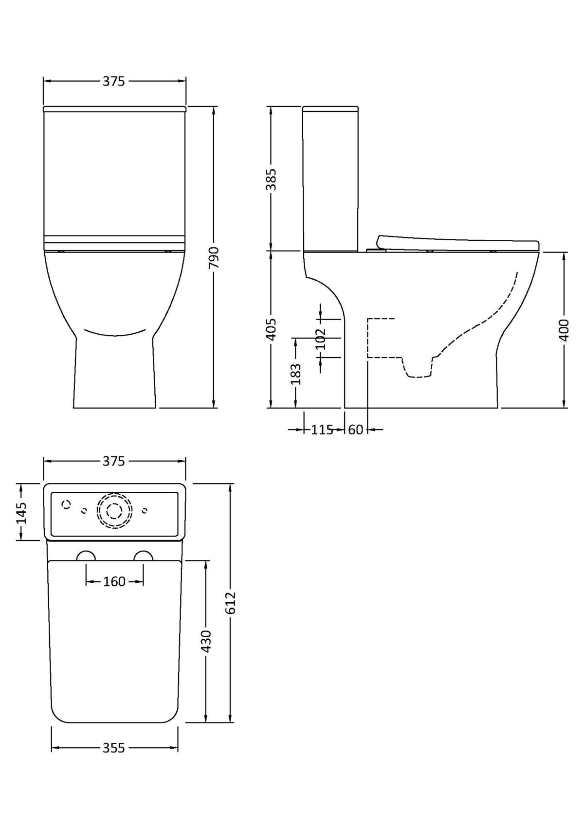 Pan, Cistern & Seat - Image 3
