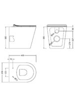 Round Rimless BTW Pan & Soft Close Seat - Image 2