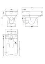 Bliss Toilet & 600 Basin Pedestal - Image 2