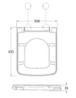 Square Soft Close Seat - Image 2