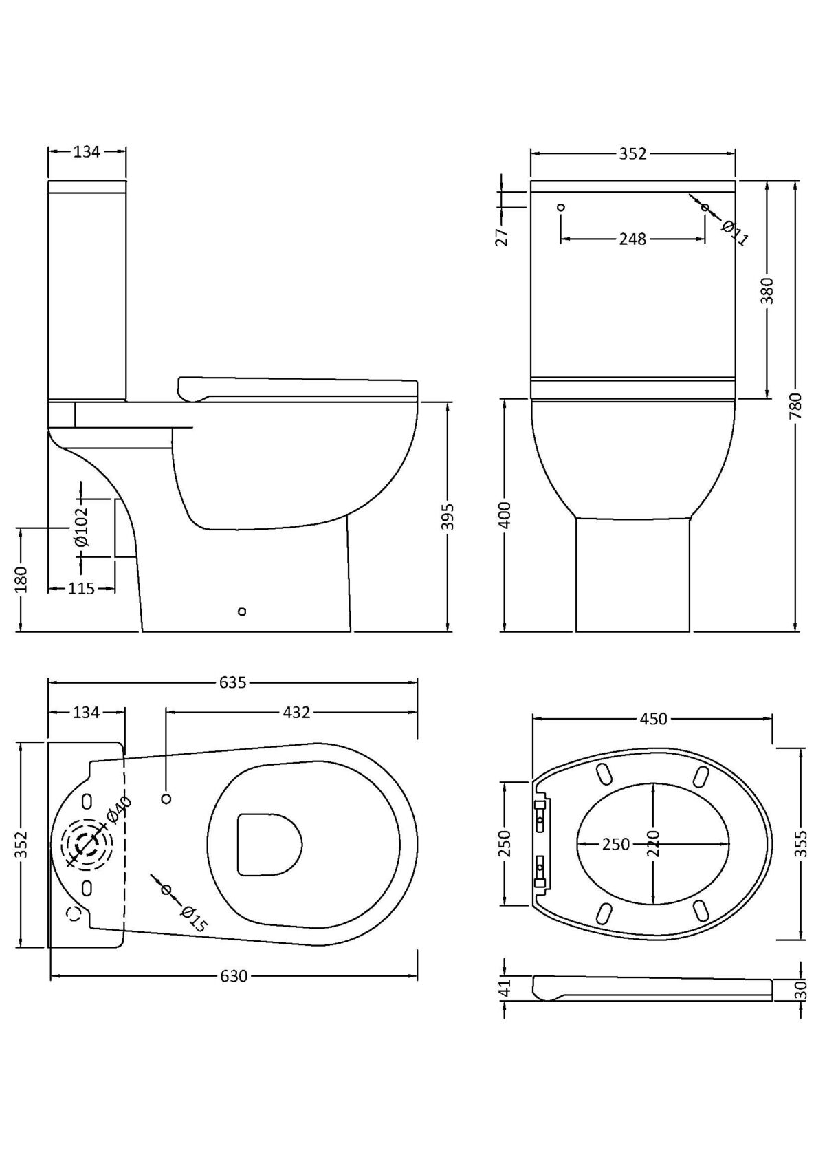 Rimless Pan Cistern & Seat Pack - Image 2