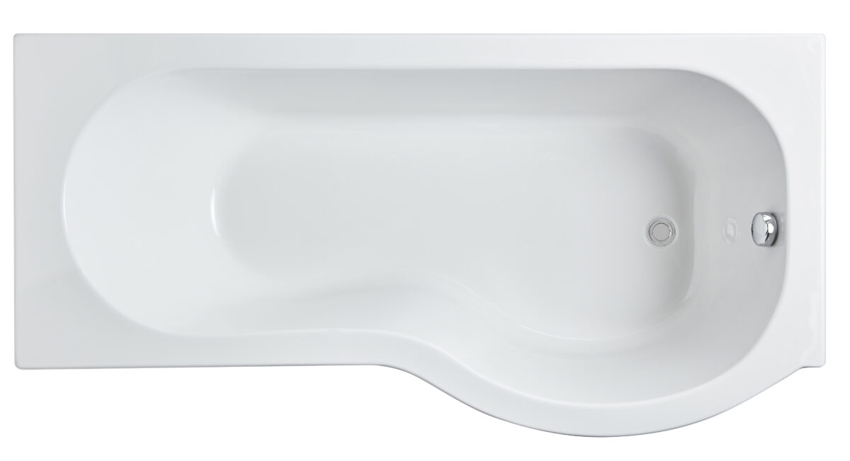 1700mm Right Hand P-Shaped Bath - Image 1