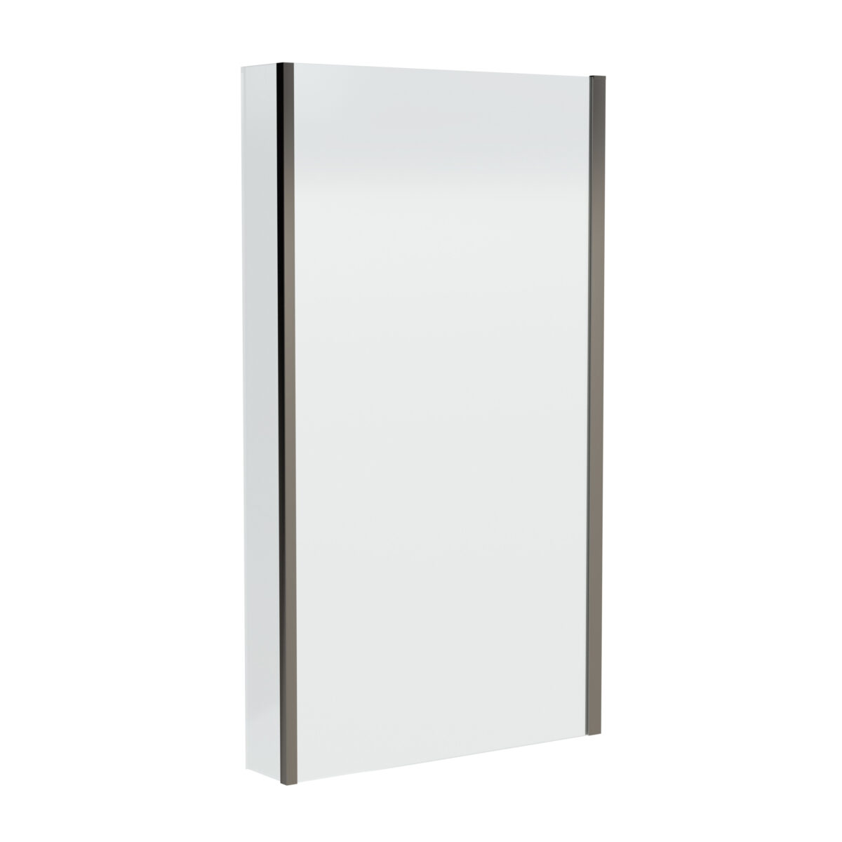 Square Fixed Bath Screen with Fixed Return - 6mm - Image 1