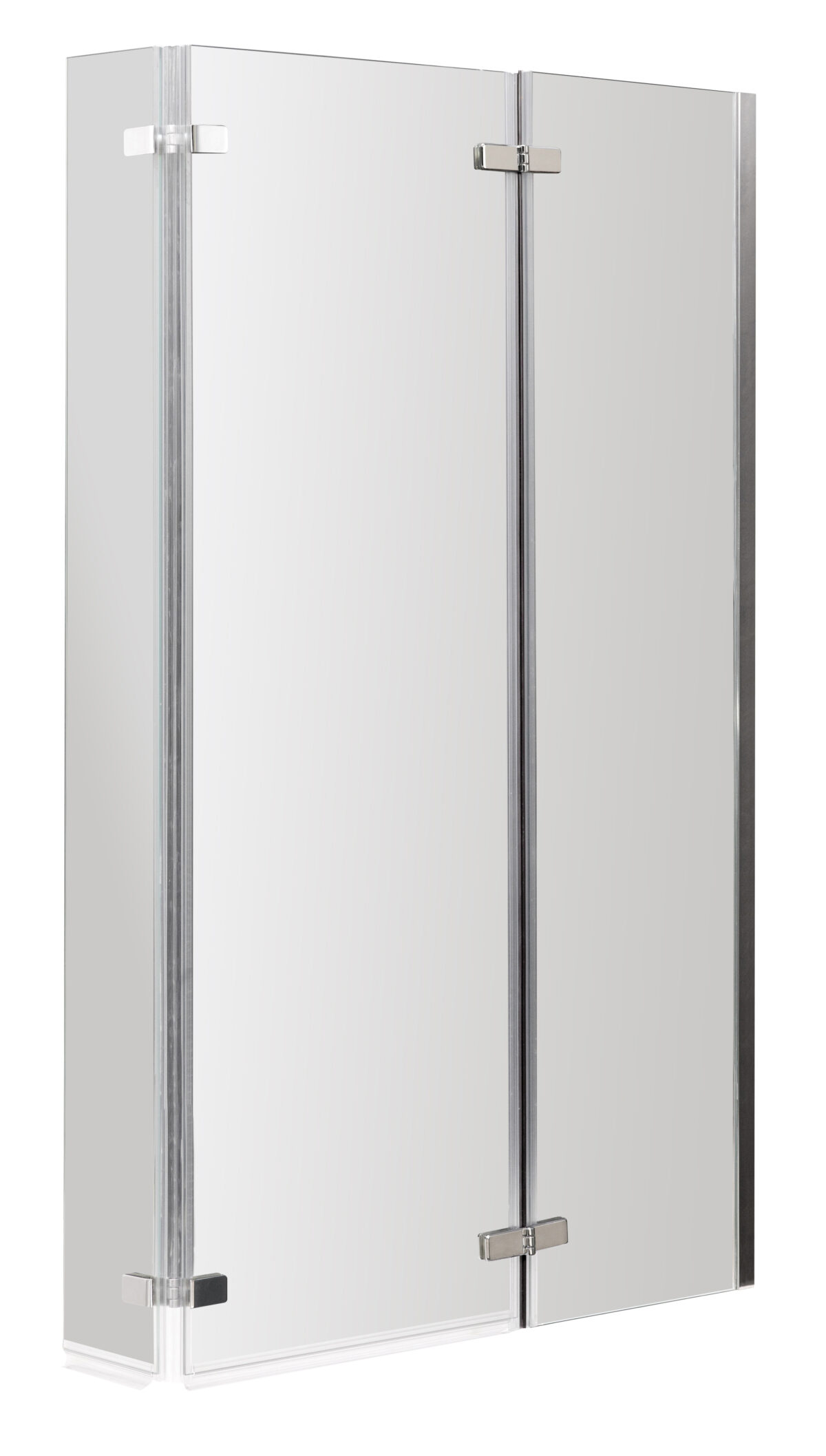 L-Shaped Bath Screen Double Hinged - Image 1