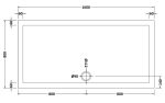 Slip Resistant Rectangular Shower Tray 1600 x 800mm - Image 2
