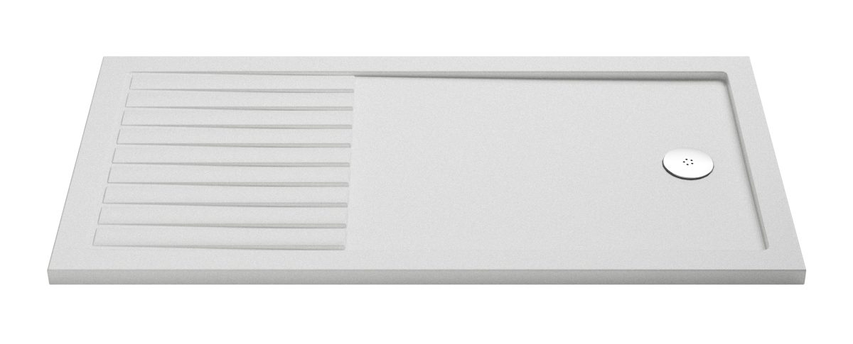 Slip Resistant Rectangular Walk-In Shower Tray 1400 x 800mm - Image 1