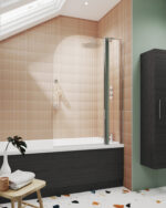 Round Bath Screen With Fixed Panel - Image 2