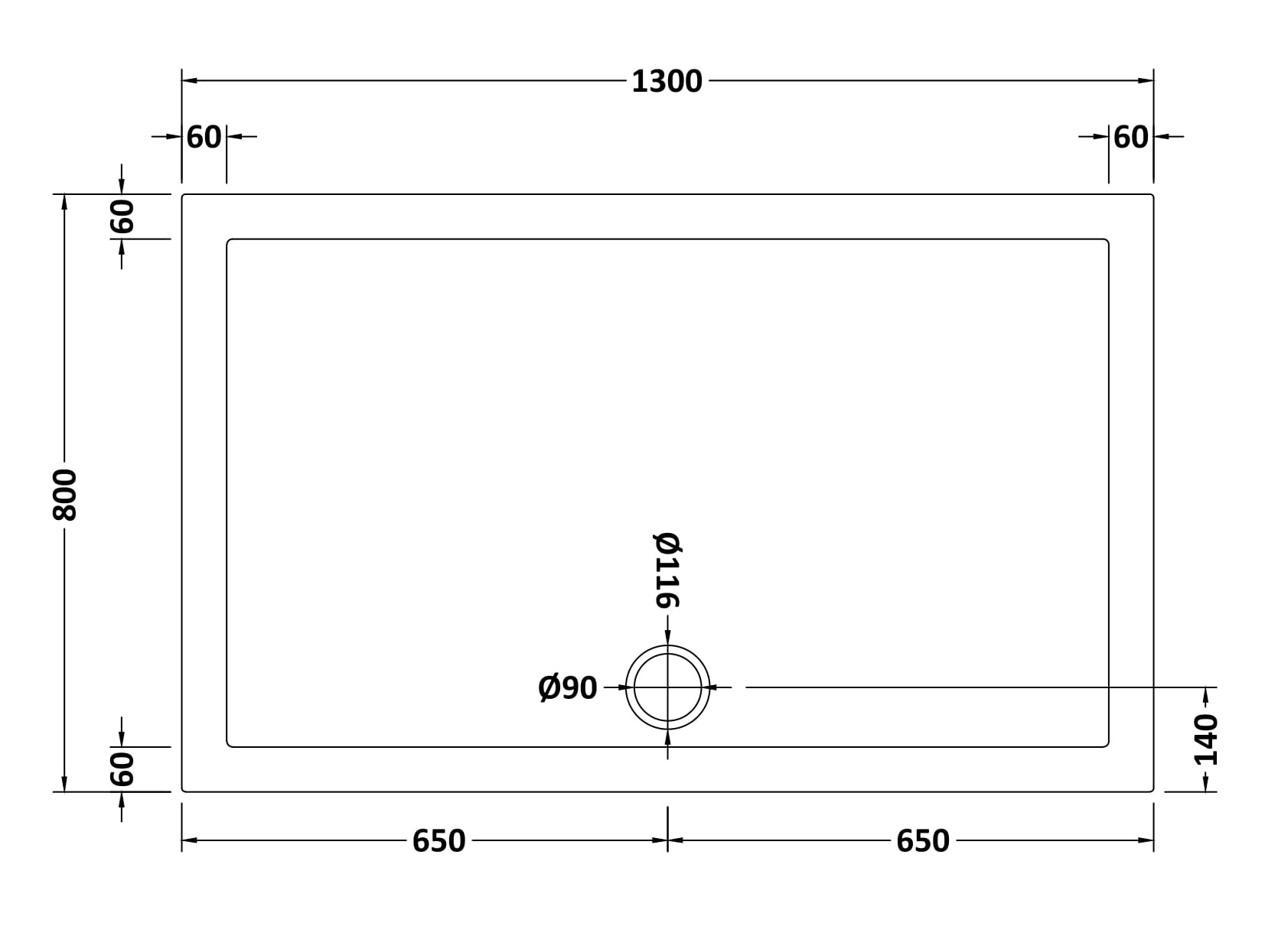 ntp028_enclosures_v3_ld.jpg Rectangular Shower Tray 1300 x 800mm - Image 2