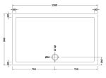 Rectangular Shower Tray 1500 x 900mm - Image 2