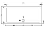 Rectangular Shower Tray 1600 x 760mm - Image 2