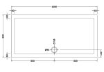 Rectangular Shower Tray 1600 x 800mm - Image 2