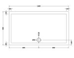 Rectangular Shower Tray 1600 x 900mm - Image 2